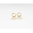 Pastel Natural Stone Earrings Gold - Stainless steel