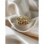 'Davide' ring mulitolcor - gold plated