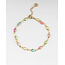 'Arc-en-ciel' Bracelet Gold plated