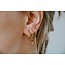 'Mon Soleil' earrings gold - stainless steel