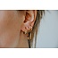 Boucles d'oreilles 'Olli' or - acier inoxydable