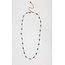 'Sophia' Necklace Natural Stones Turqouise - Stainless Steel