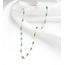 Sophia 'Necklace Natural Stones Turqouise - Acciaio inossidabile