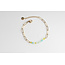 Pastel Beads Bracleet Gold - stainless steel