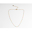 Multiolor Dot Necklace Gold - stainless steel