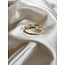 'SASCHA' RING GOLD - STAINLESS STEEL (VERSTELBAAR)