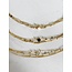 Bracelet 4 rangs 'Eloise' Labradorite Pierre Naturelle - acier inoxydable