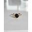 'Tara' Ring Black - stainless steel (adjustable)