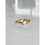 Nadine 'Ring White Stone - Acero inoxidable (ajustable)