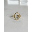 'Liliane' ring gold - stainless steel (adjustable)