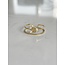 'Alicia' ring gold - stainless steel (verstelbaar)