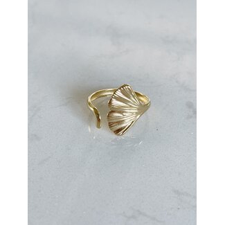 'CLAIRE' RING GOLD - STAINLESS STEEL (ADJUSTABLE)