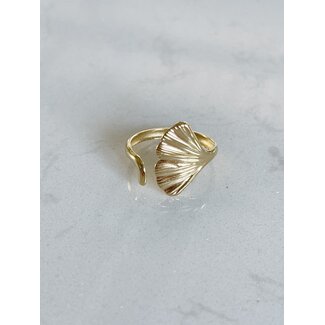 'CLAIRE' RING GOLD - STAINLESS STEEL (VERSTELBAAR)