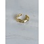 RING „KYLIE“ GOLD – EDELSTAHL (VERSTELLBAR)