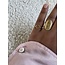 'MACEY' RING GOLD - STAINLESS STEEL (ADJUSTABLE)