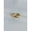 'JEANIQUE' RING GOLD - STAINLESS STEEL (ADJUSTABLE)