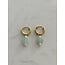 BOUCLES D'OREILLES 'ARIEL' EN PIERRE NATURELLE - ACIER INOXYDABLE