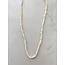 100% Real Fresh water pearl necklace -stainless steel