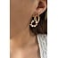 Boucles d'oreilles 'Ella' or - acier inoxydable