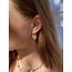 BOUCLES D'OREILLES 'ARIEL' EN PIERRE NATURELLE - ACIER INOXYDABLE