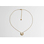 'XAVI' Necklace white - stainless steel