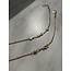 Heerliedepeerlie bracelet silver or gold - stainless steel