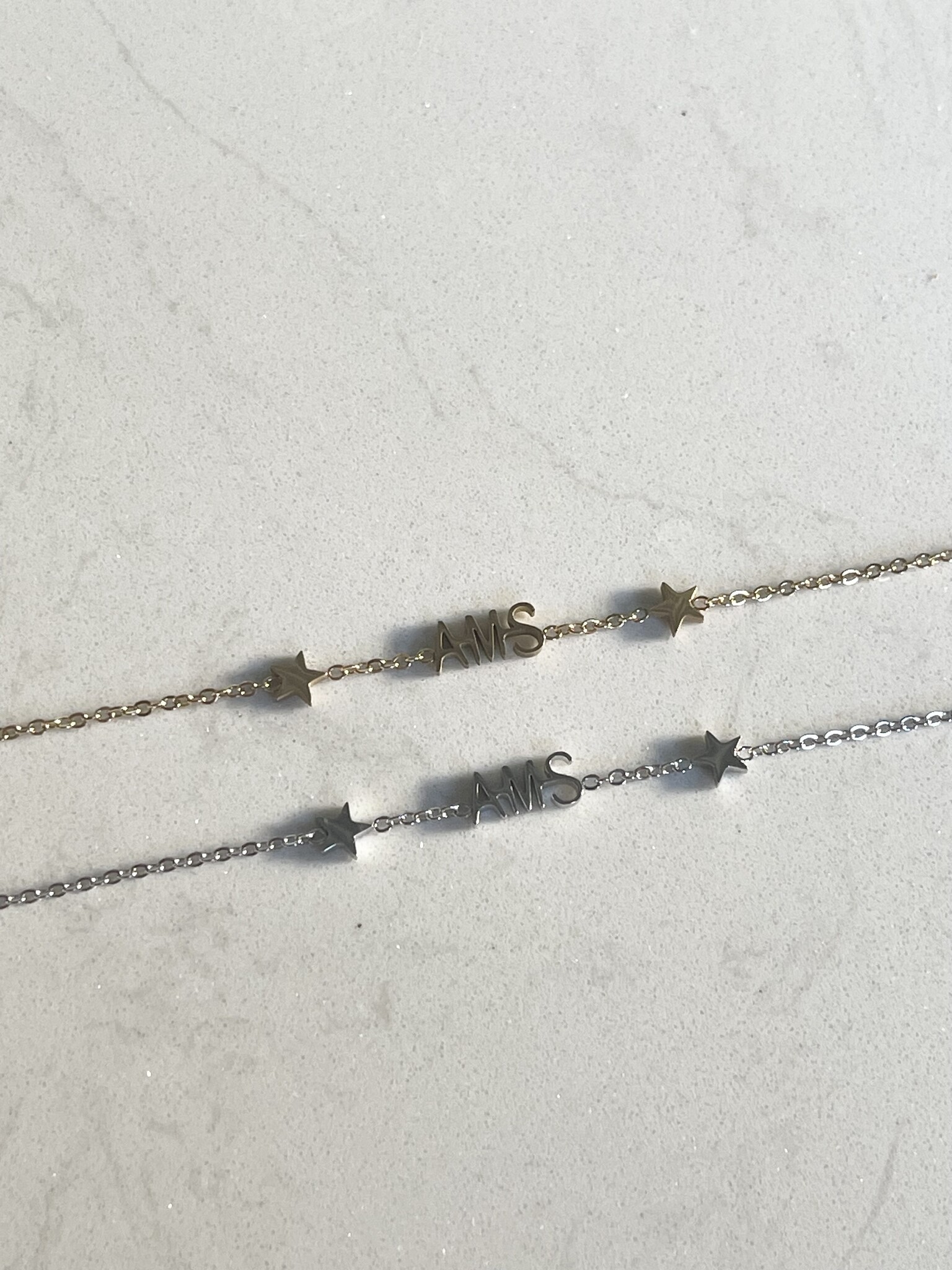 *AMS* Amsterdam bracelet silver or gold stainless steel