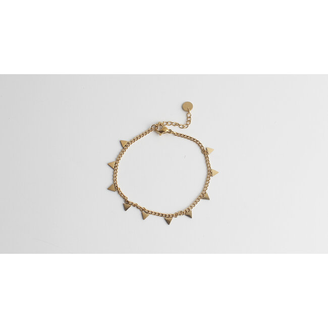 Triangle Bracelet gold - stainless steel