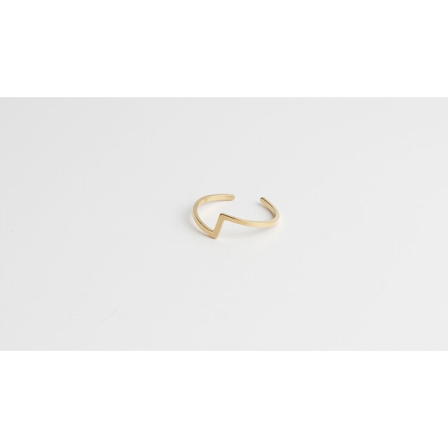 'robin' ANILLO ORO - Acero inoxidable (ajustable)