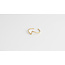 'robin' RING GOLD - Stainless Steel (adjustable)