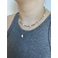 'Pearly chain' COLLIER - Acier Inoxydable