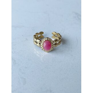 'lola' RING GOLD - Stainless Steel (adjustable)