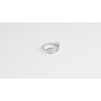 'Sienna' ANILLO PLATA - Stainless Steel (ajustable)