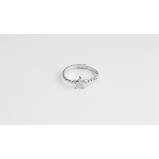 'Little Star' RING SILVER - Stainless Steel (adjustable)