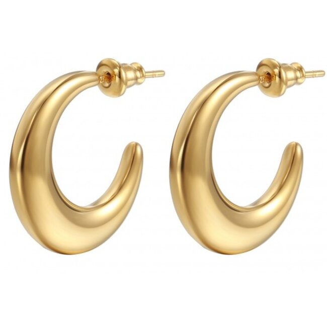 'Ayana' earrings GOLD - stainless steel