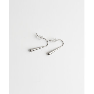 Drop Earrings Silver - Stainless steel