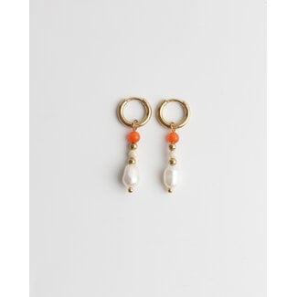 Boucles d'oreilles 'Valentina' OR - acier inoxydable