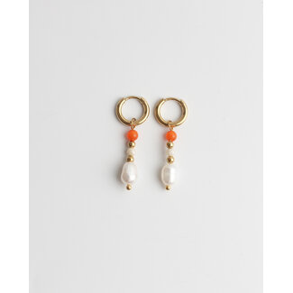 'Valentina' earrings GOLD - stainless steel