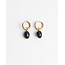 Pendientes 'Diana' ORO azul - acero inoxidable