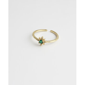 'Naomi' ring - gold plated (adjustable)