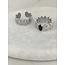 Anillo 'Saba' PLATA acero inoxidable (ajustable)