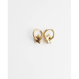 'Starstruck' earrings GOLD - stainless steel