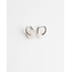 Boucles d'oreilles 'Mara' ARGENT- acier inoxydable