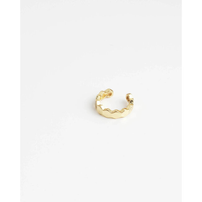 Earcuff 'Adinda' ORO - acciaio inossidabile