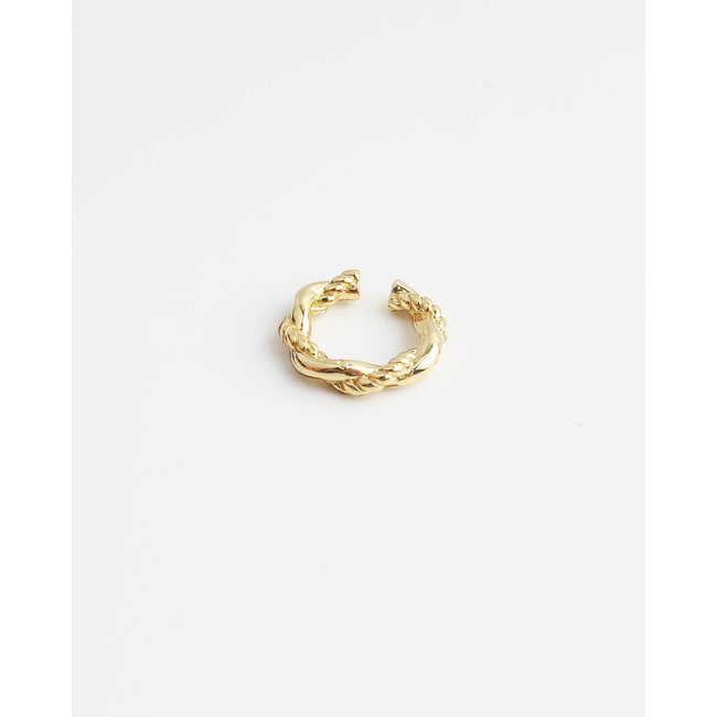 Earcuff 'Alina' ORO - acciaio inossidabile