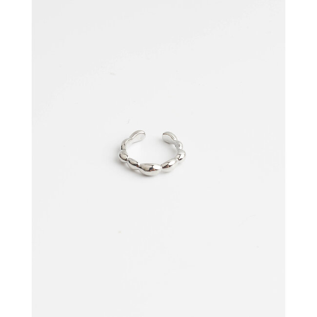 'Marly' earcuff SILVER - stainless steel
