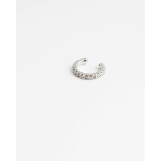 Earcuff 'Glamour' PLATA - acero inoxidable