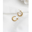 Boucles d'oreilles 'Leyla' OR - Acier inoxydable