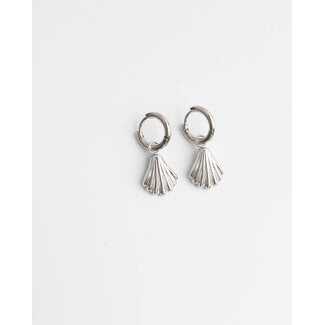 'Malibu' earrings SILVER - stainless steel