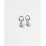 Boucles d'oreilles 'Malibu' ARGENT - acier inoxydable